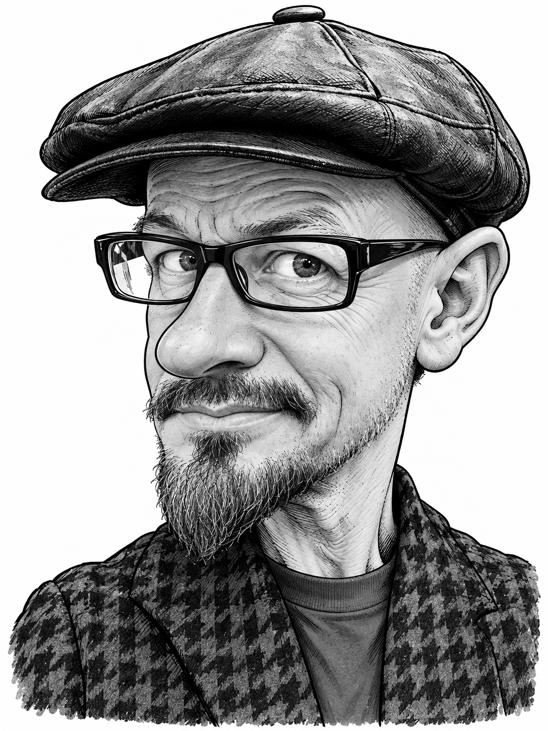 Caricature of Phil Stilwell